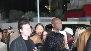 Leni Klum, Lou Samuel & Seal - premiere of The Book of Clarence