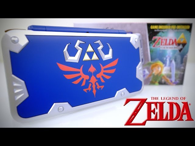 New Nintendo 2DS XL LL Hylian Shield Edition Open Box [N]