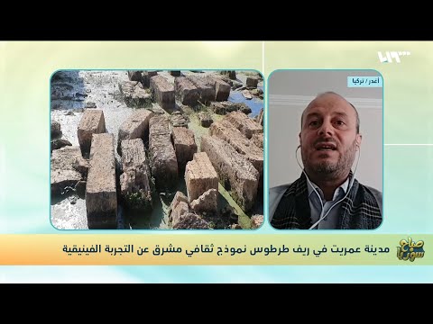 الباحث في تاريخ الحضارة الإسلامية أحمد خليل يتحدث عن مدينة عمريت الأثرية في طرطوس