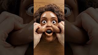 "Glitch Face Gets Crushed 😵‍💫 | ASMR Shorts "