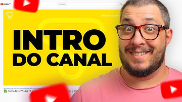 ✅ Como fazer VINHETA para videos de um jeito rápido, fácil e profissional!!!