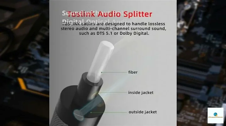 Review - NFHK Dual Port Toslink Digital Optical Audio Splitter Adapter Fiber Optic Audio