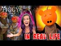 Roblox PIGGY In Real Life Noob Mom is Trapped by Pumpkin Twins
