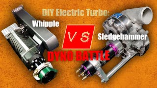 Whipple Vs. Sledgehammer Electric Turbo on the Dyno