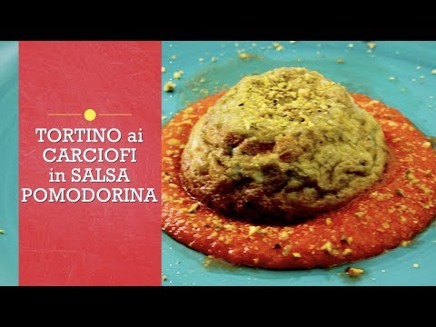 Tortino ai carciofi in salsa Pomodorina