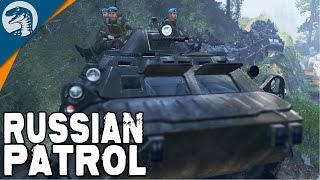 RUSSIAN TROOPS ON PATROL | BTR-80 | Spintires Multiplayer Gameplay