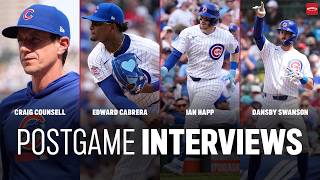 Postgame Interviews: Craig Counsell, Edward Cabrera, Ian Happ, and Dansby Swanson