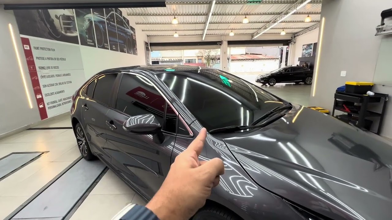 Demonstração Película Antivandalismo LLumar -Toyota Corolla 2024 #llumar #toyotacorolla #toyota