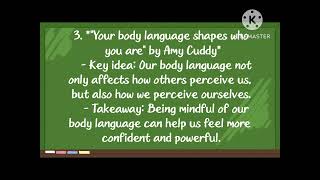 3.1 Review of Select TED Talks#iitebed/mednotes 