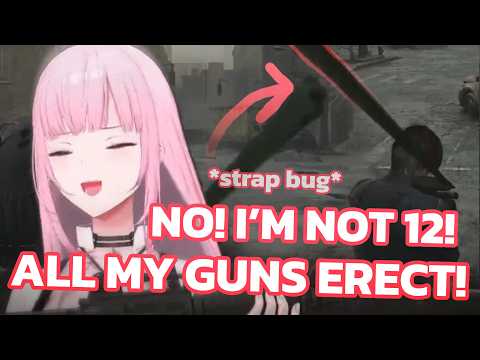 Calli can't stop reacting like a 12-year-old kid to this glitch in Resident Evil Requiem
