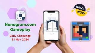 Nonogram.com Logic Puzzle Game | Daily Challenge 21 Nov 2024 #gameplay #tv screenshot 5