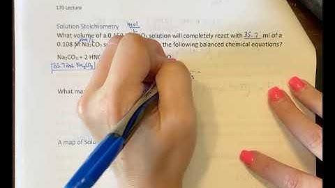 Solution Stoichiometry