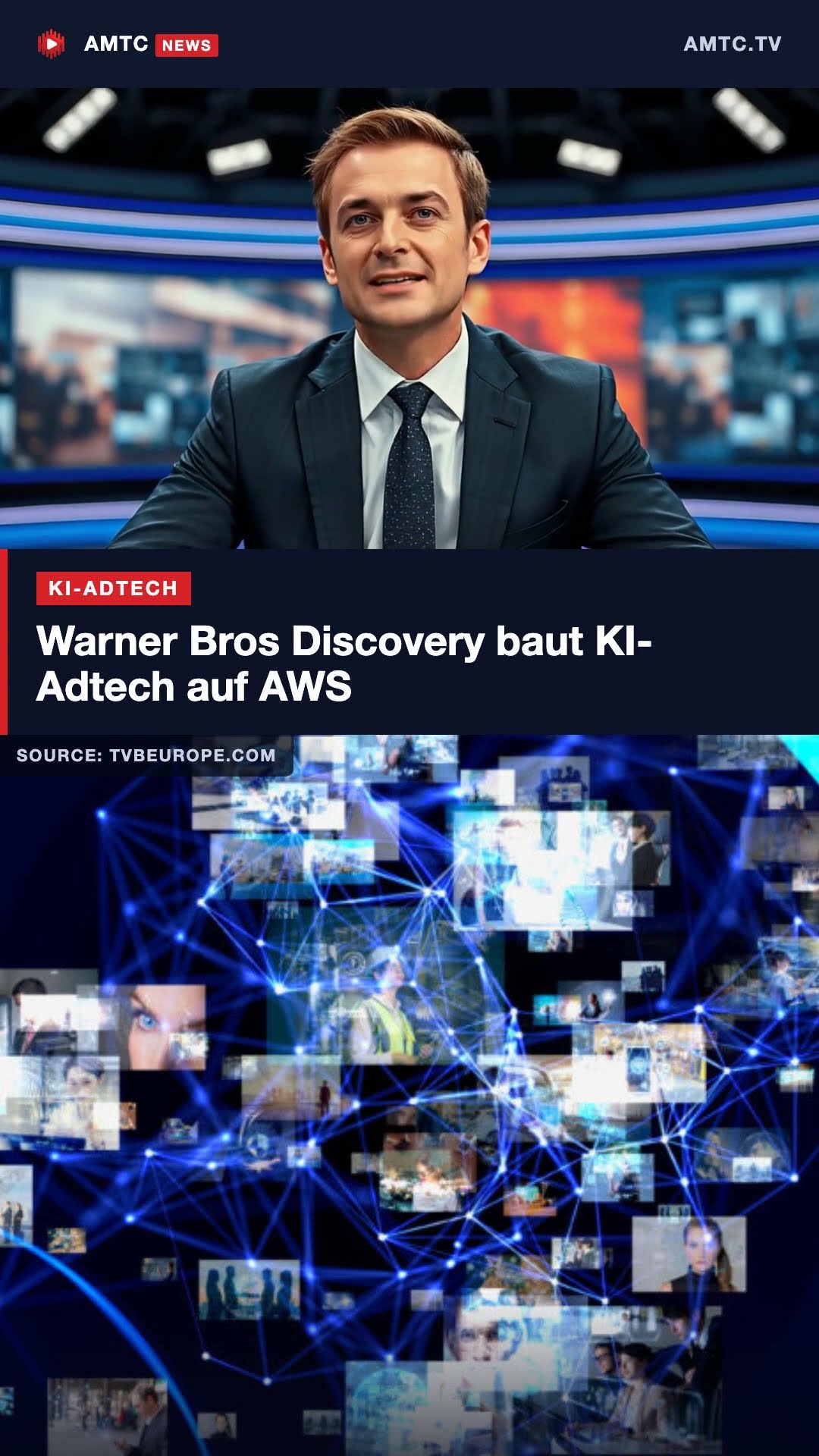 Warner Bros Discovery baut KI-Adtech auf AWS