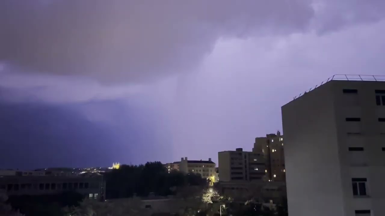 Orage modéré à Lyon le Lundi 28 Avril 2025