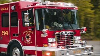Engine 54 "Kinloch" responding. Lower Burrell VFC (PA)