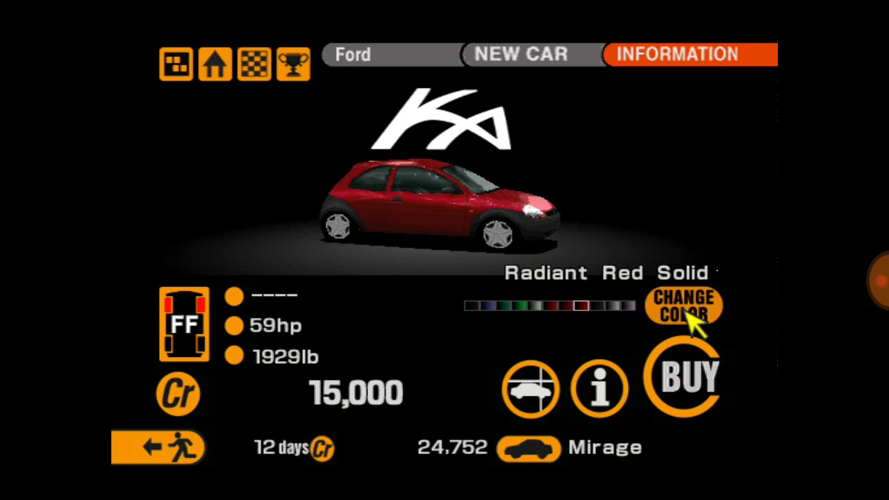 Ford ka gran Turismo 2 