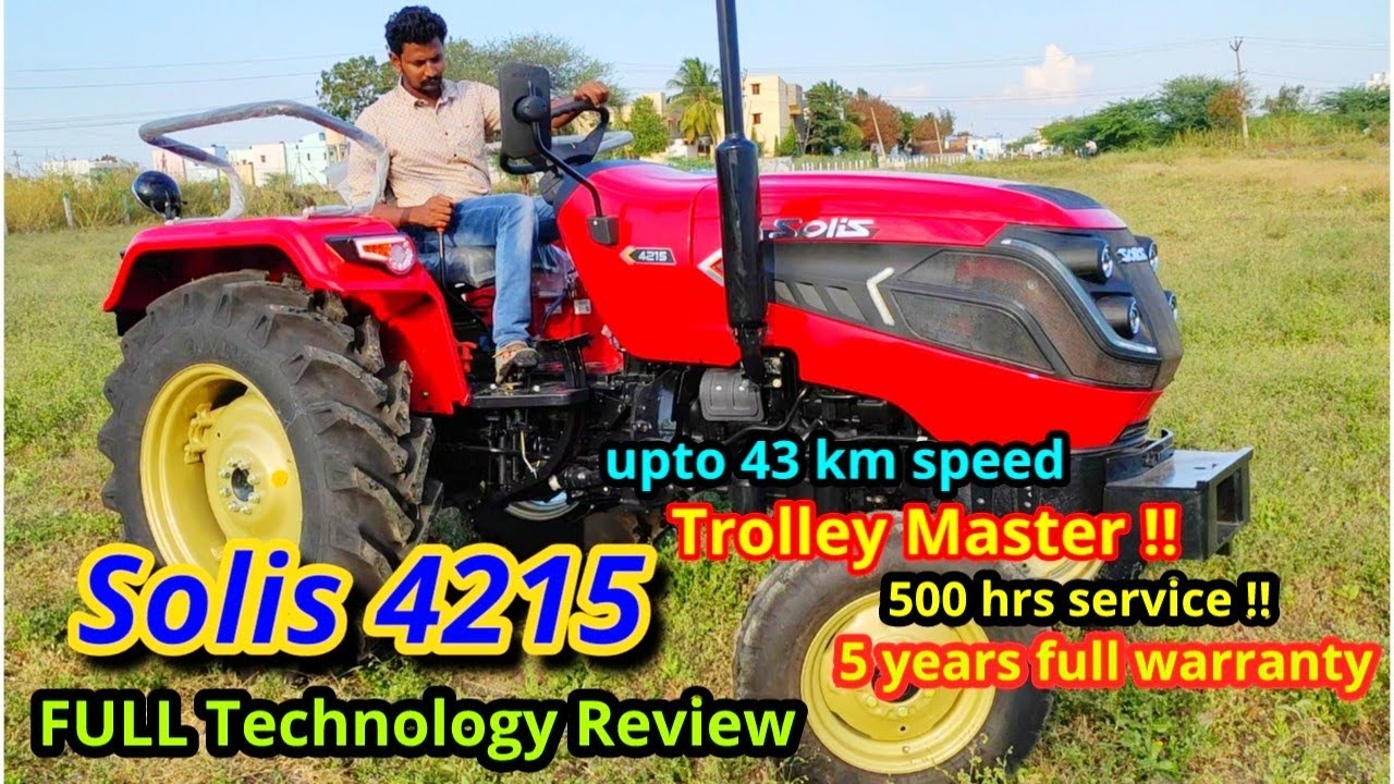Solis 4215 Tractor full review - village engineer view 