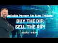 Reliable Pattern for New Traders: BUY THE DIP SELL THE RIP!