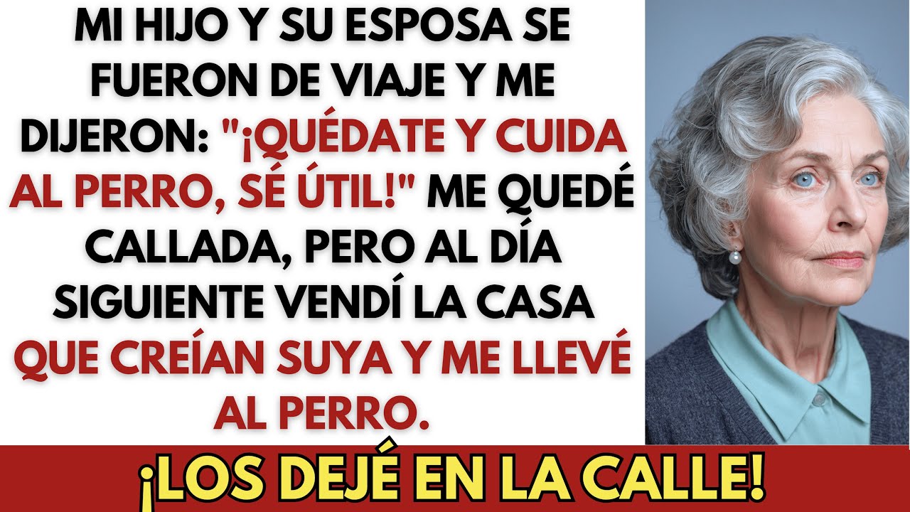 Mi hijo y su esposa se fueron de viaje sin mí: 