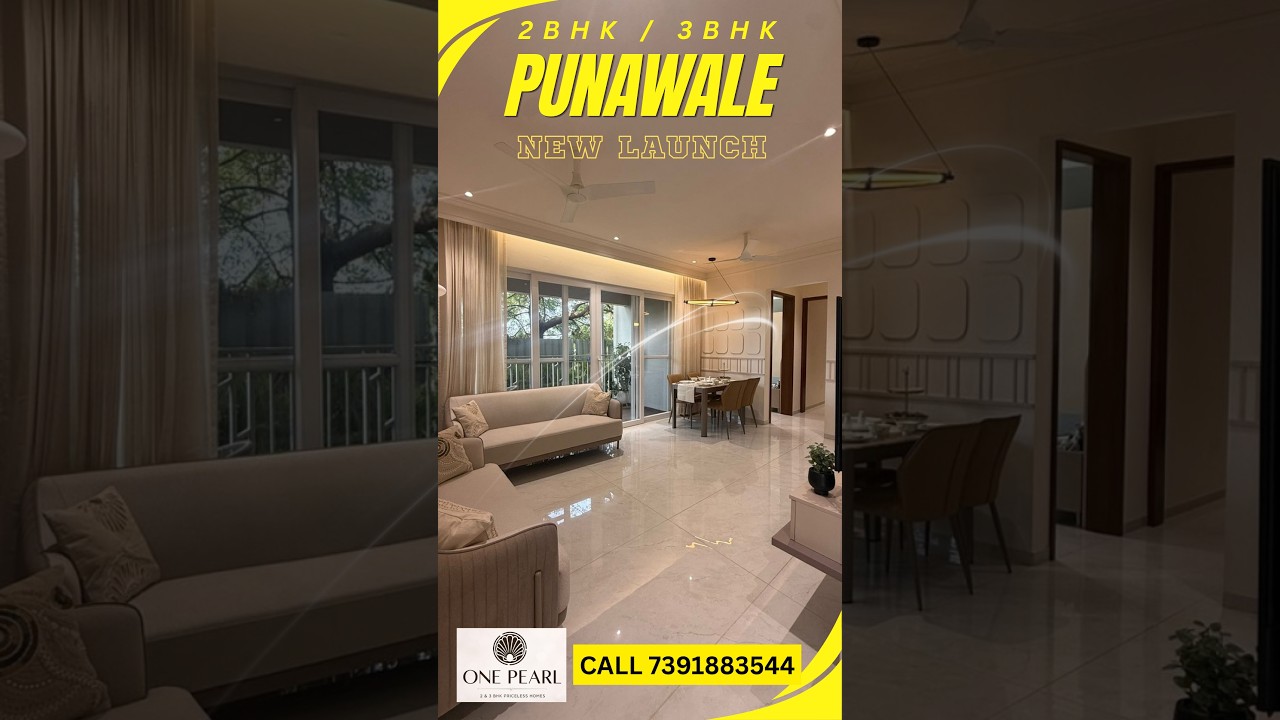 One Pearl Punawale sample flat video tour 2 and 3 BHK flats by Guddwill Spaces
