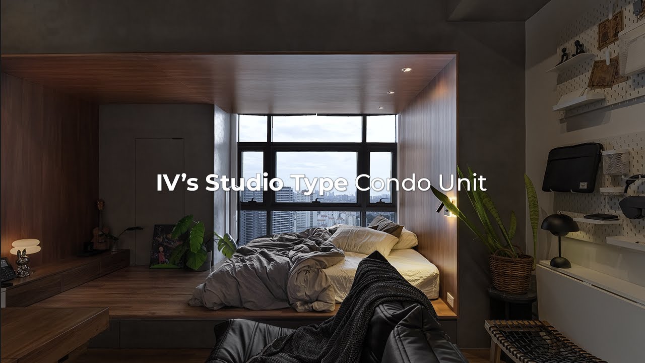 IV’s Studio Type Condo Unit | A 35.5 sqm Industrial-Minimalist Studio Unit in Mandaluyong City.