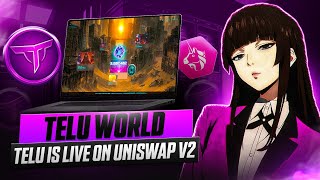 😎(PART2) Telu World Launched on Uniswap | Full Platform Review, Features & Complete Guide by NATASHA