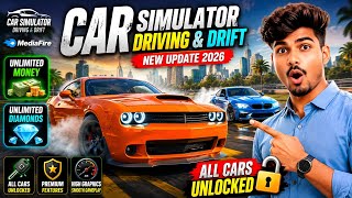 Car Simulator Driving & Drift 2026 😱 Unlimited Money + Unlimited 🤑 Diamonds + All Cars Unlocked screenshot 4