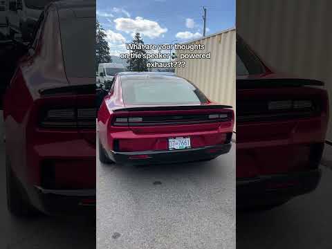 Coming from the 2024 Dodge Charger Daytona EV #DodgeCharger