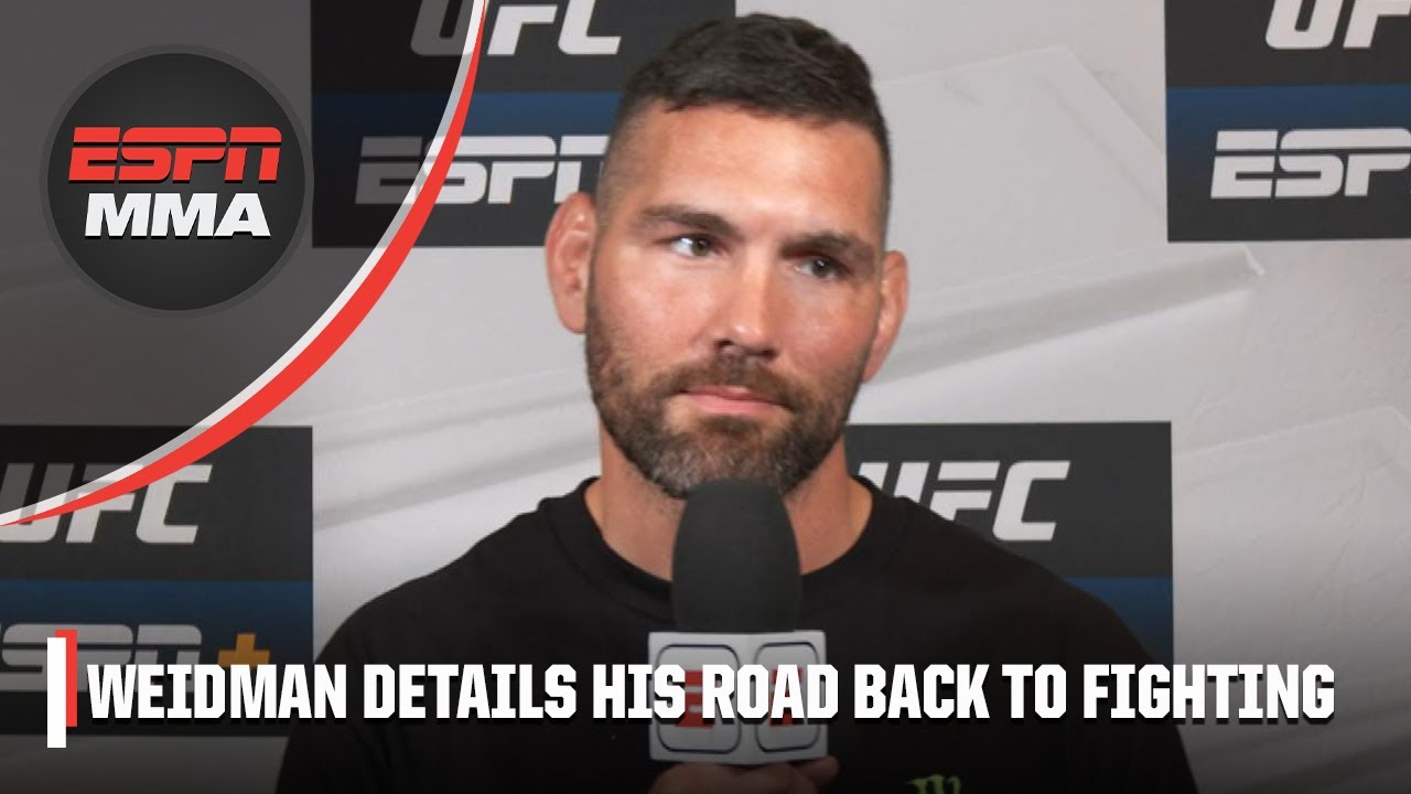 Chris Weidman is grateful to be able to return at UFC292 ESPN MMA