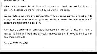 Overflow | C Program Example | Digital Logic