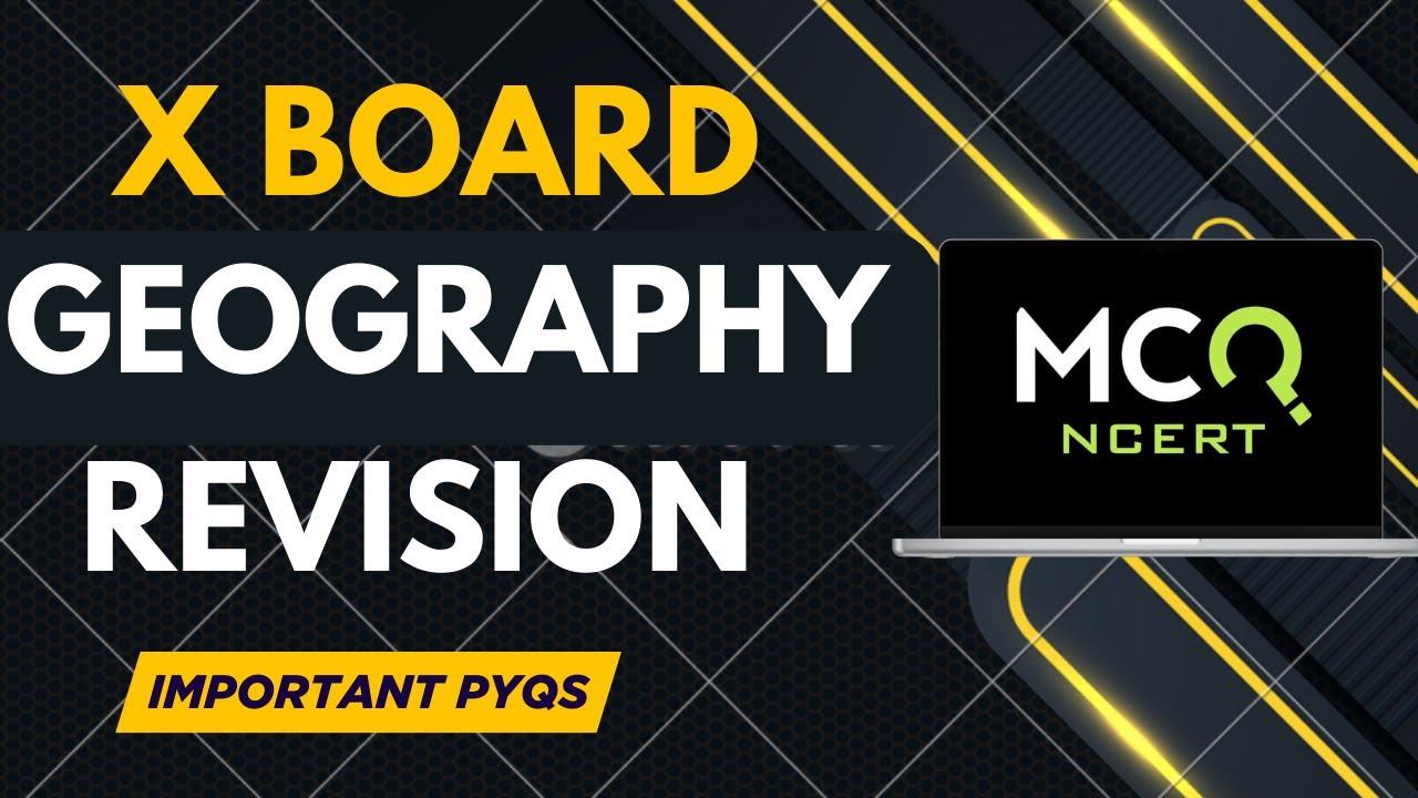 Class 10 Geography PYQs CBSE Board Exam PYQs Social Science for 2024