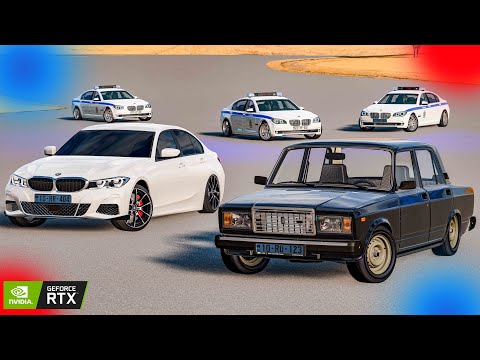 Lotu Şəmi və Balığçıya Basqın Edildi Bmw Vaz2107| MaşınOyunları| BeamNG.Driver #malikbedelov