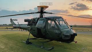 British Army HELICOPTER The Westland SCOUT Helicopter