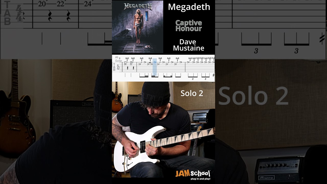 Assista a Megadeth Captive Honor Guitar Solo with TAB no YouTube Assista a Megadeth Captive Honor Guitar Solo with TAB no YouTube