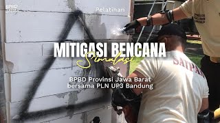 PELATIHAN SIMULASI MENGHADAPI BENCANA GEMPA BUMI BERSAMA PLN UP3 BANDUNG_BIDANG PK