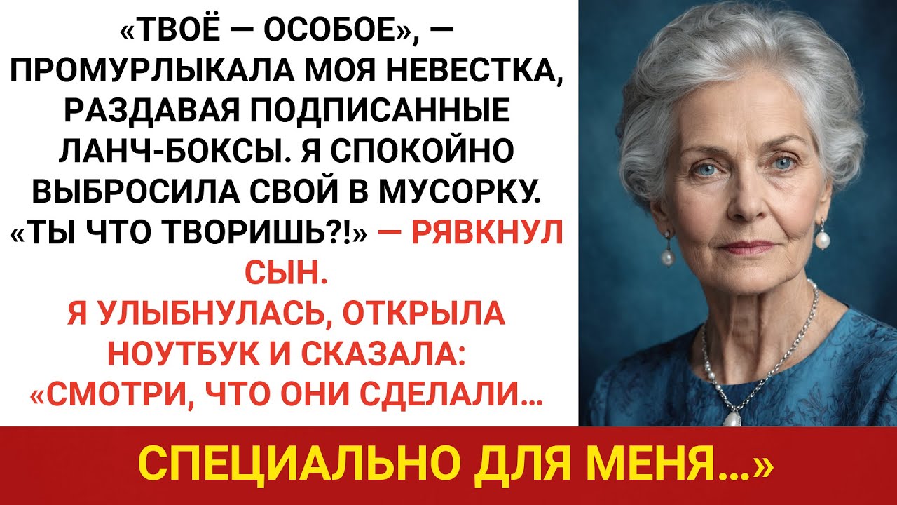 Невестка сделала всем ужины в коробках… а мою отметила как «особую». Почему?!
