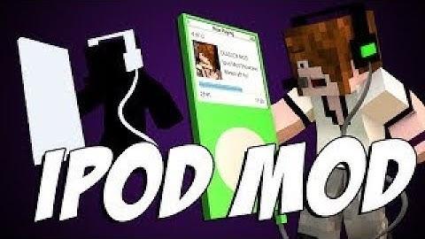 Minecraft Mod Showcase: IPOD MOD!!! (Music, Apps & MORE!)