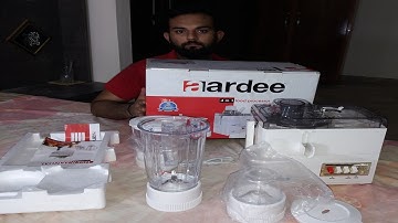 Aardee 4 in 1 Food Processor With Blender | Unboxing & Review | ARFPBG - 418 | Best Food Processor