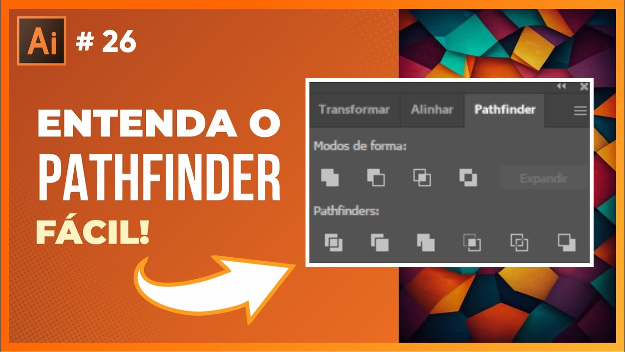 Como usar o PATHFINDER corretamente no Adobe Illustrator - REVELADO!