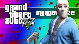 GTA 5 Online: Murder Maze  First Person Edition! (GTA 5 Next Gen Funny Moments)