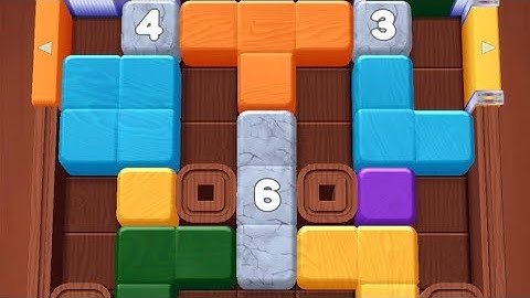 Wood Away Block Jam Level 107 Game Walkthrough Solution