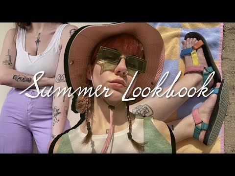 SUMMER LOOKBOOK 🌸〰️ thrifted + slow fashion