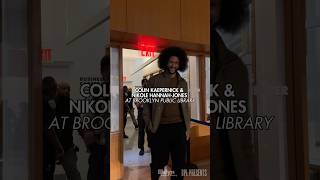 Colin Kaepernick and Nikole Hannah-Jones at Brooklyn Public Library 📚 ⭐