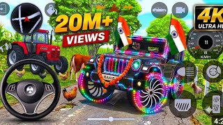 Dollar (Song) Modified Mahindra Black M Thar 😈|| Indian Cars simulator 3D || Android Gameplay screenshot 2