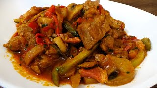 Pork Po Lovdzhiyski. Traditional Recipe. The Perfect Meal for a Family Dinner!