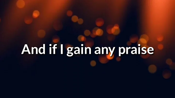 My tribute (To God be the glory) Karaoke|Andraé Crouch