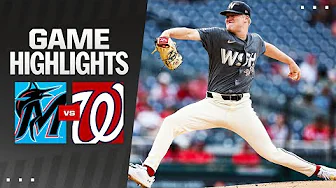 Marlins vs. Nationals Game Highlights (6/15/24) | MLB Highlights thumbnail