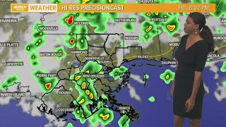 New Orleans Weather Forecast: Storms possible but less humid