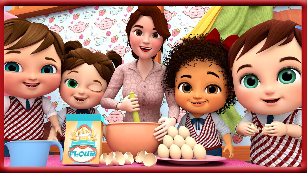 Bake A Cake + The BEST SONGS For Children Banana Cartoon Original