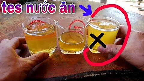 cách tes độ nhiễm đá vôi, sắt, phèn..nước giếng tại nhà-đơn giản ai cũng làm được/mọi người nên biết